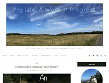 Tablet Screenshot of mylifeaworkinprogress.com